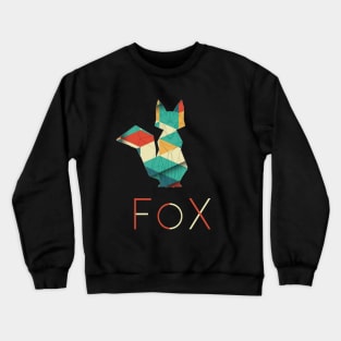 Fox Geometric Design Crewneck Sweatshirt